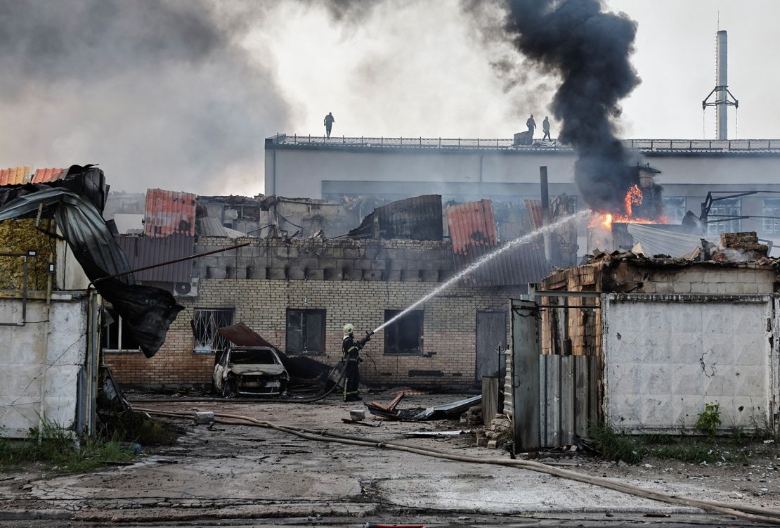 Russia Forces Damage Ukrainian Drone Storage Facility in Kiev Region